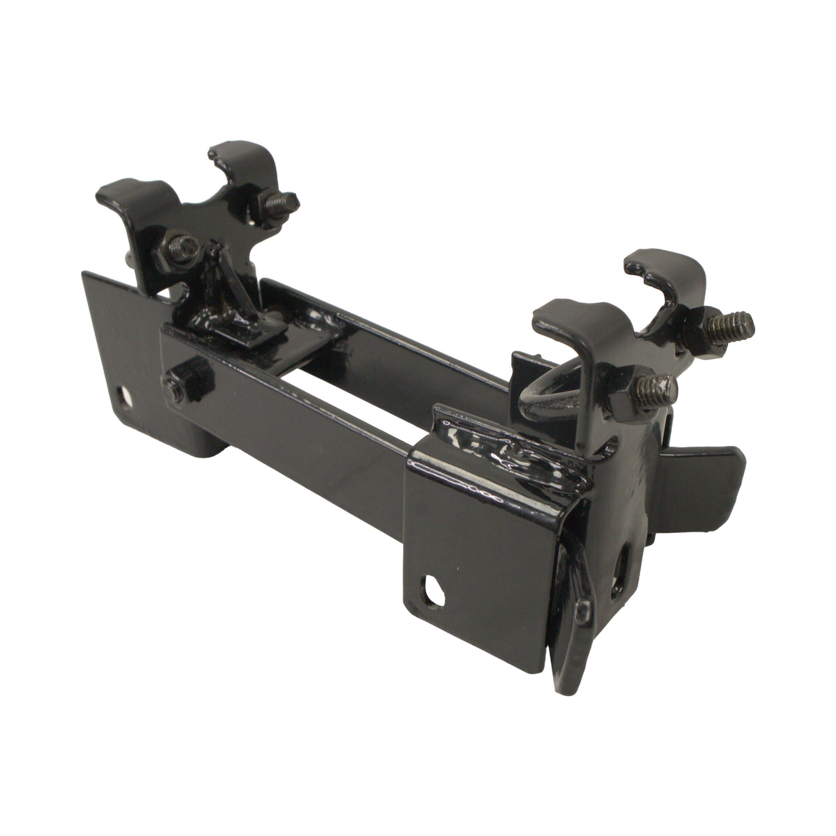 Double Gate Latch for Residential 1 3/8" Gate Frames HDG + Powder Coated Black