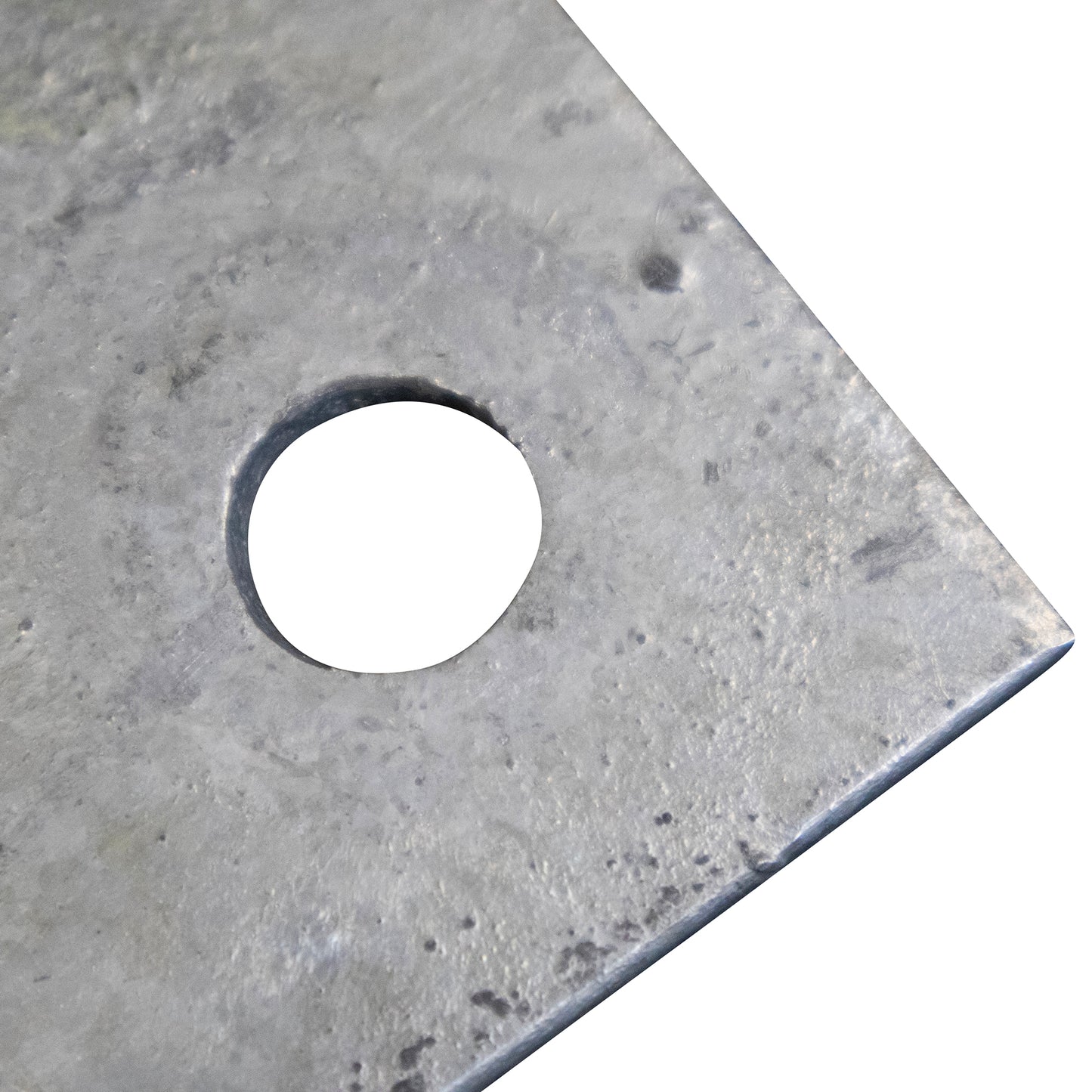 Base/Flange Plate Galvanized, 1/4" x 8" x 8", Pack of 20