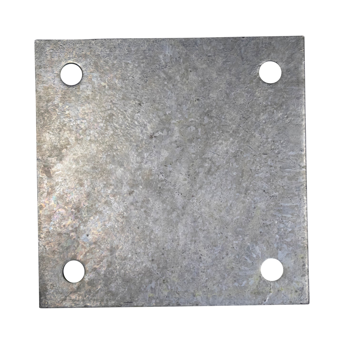 Base/Flange Plate Galvanized, 1/4" x 8" x 8", Pack of 20