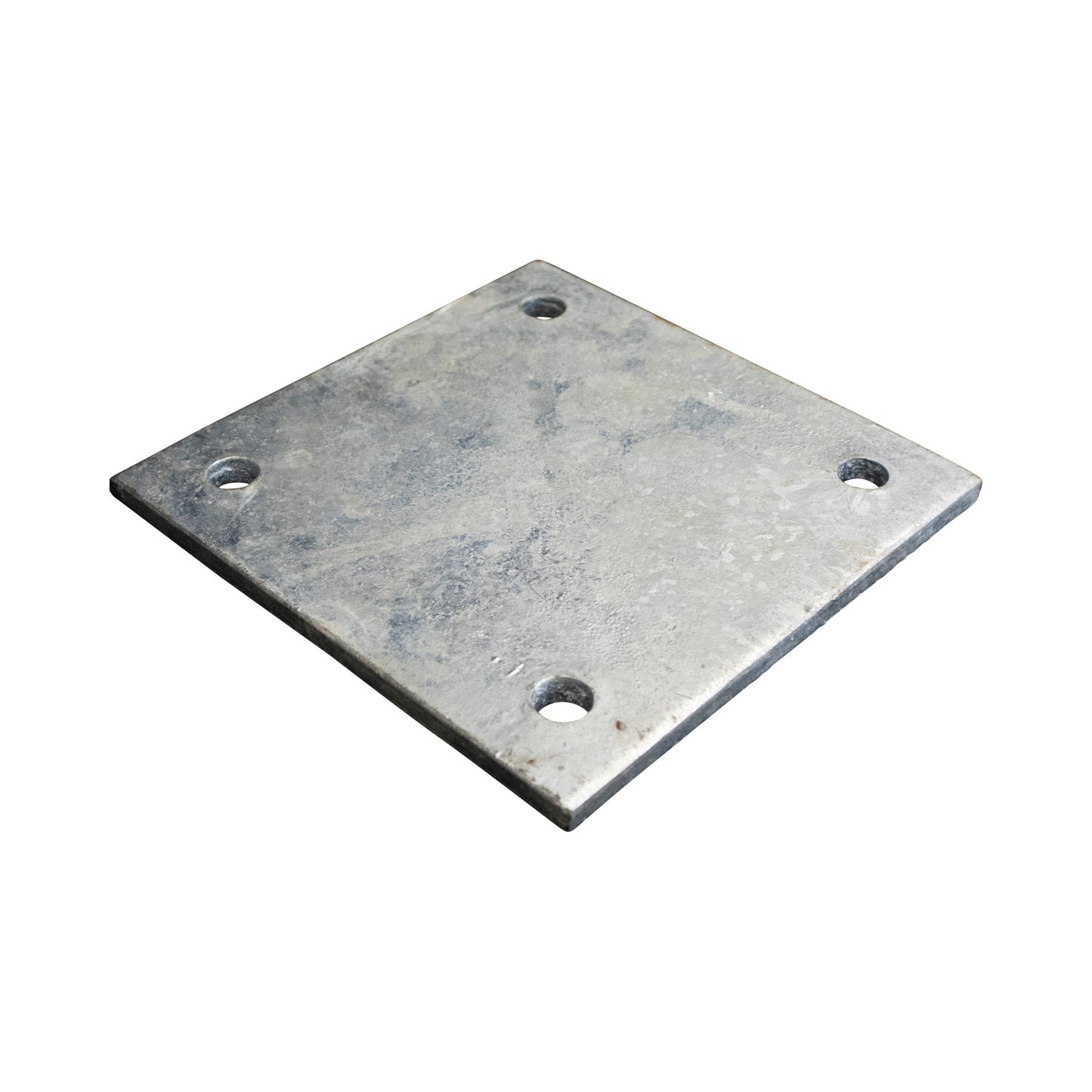 Base/Flange Plate Galvanized, 3/8" x 8" x 8", Pack of 10