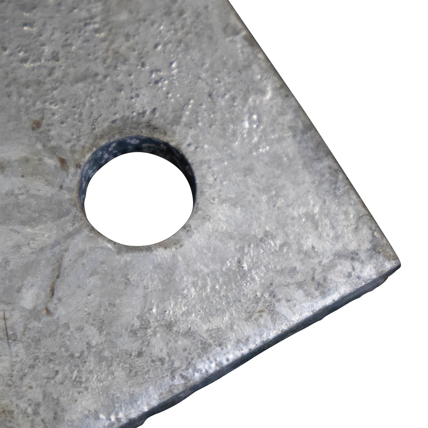 Base/Flange Plate Galvanized, 3/8" x 8" x 8", Pack of 10