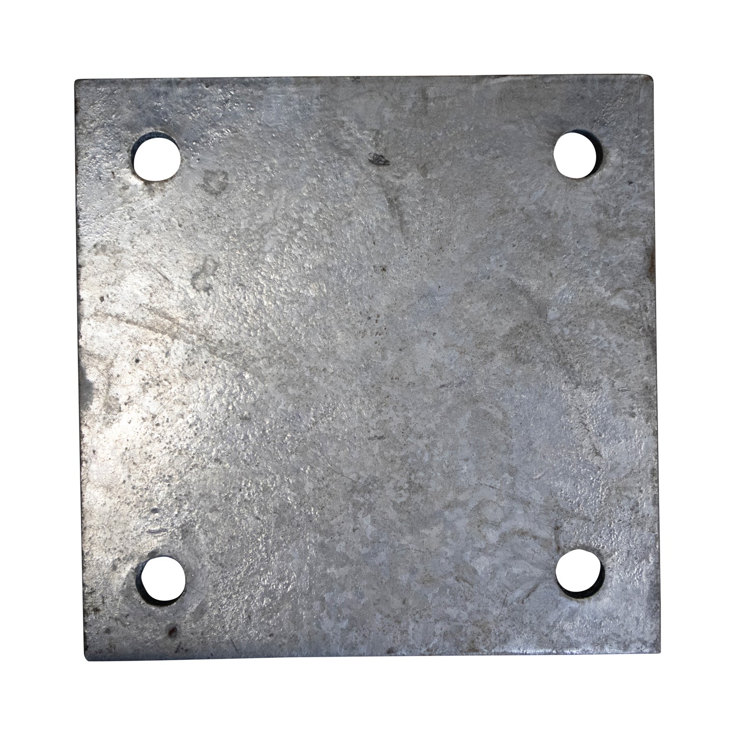 Base/Flange Plate Galvanized, 3/8" x 8" x 8", Pack of 10