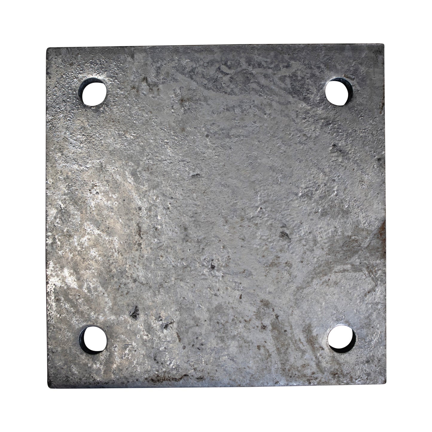Base/Flange Plate Galvanized, 3/8" x 8" x 8", Pack of 10