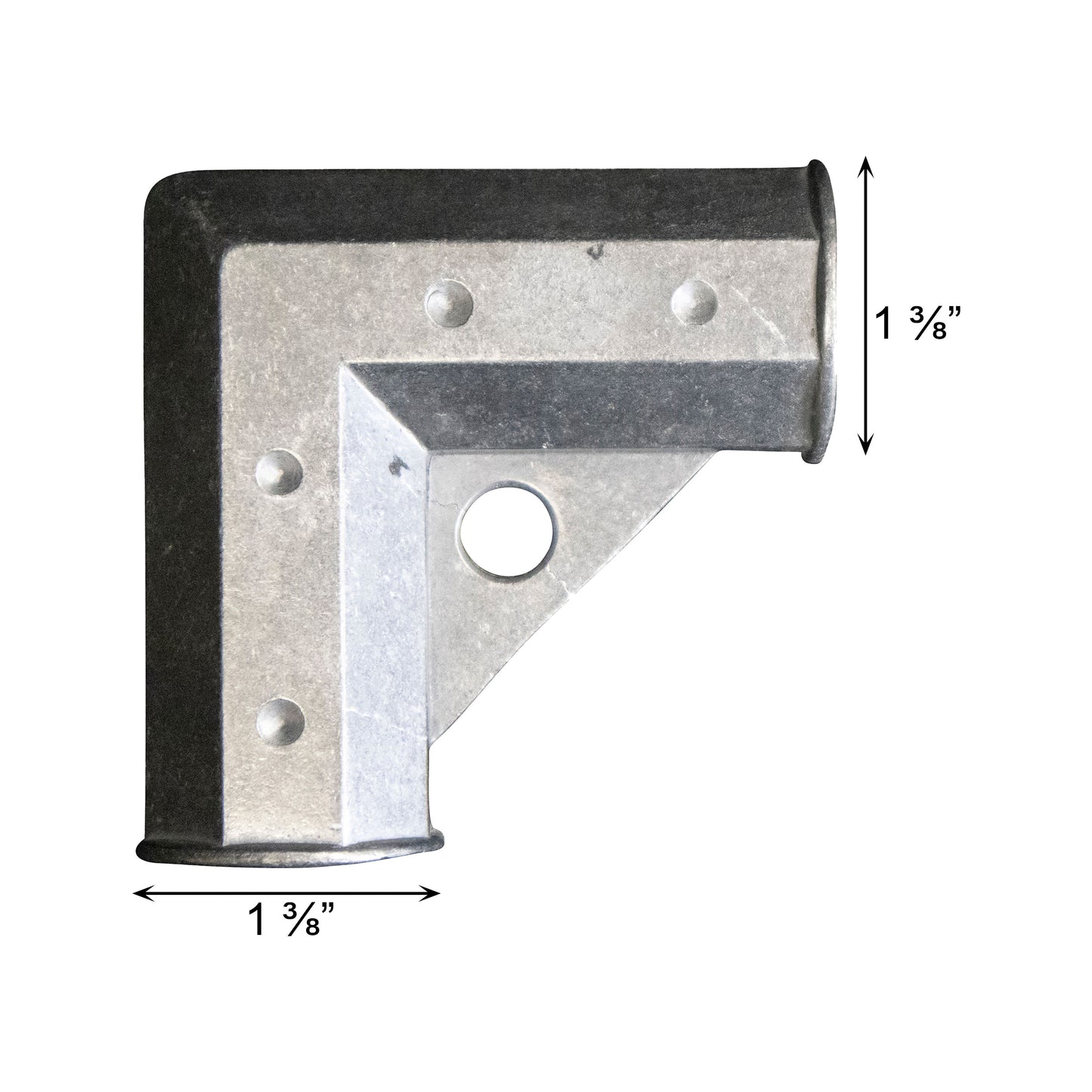 Aluminum HEX GATE CORNER L, 1 3/8", Pack of 100