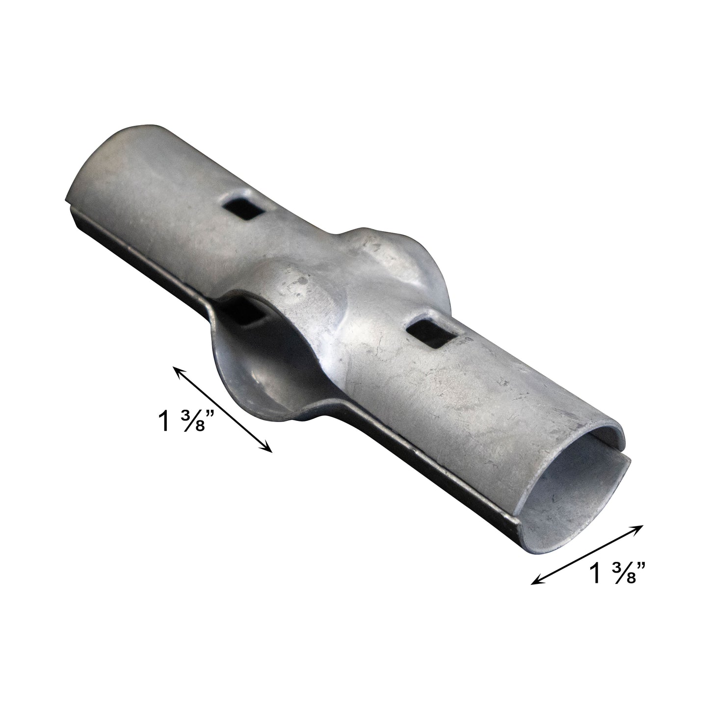 BOULEVARD/LINE RAIL CLAMP Galvanized 1 3/8" x 1 3/8", Pack of 100