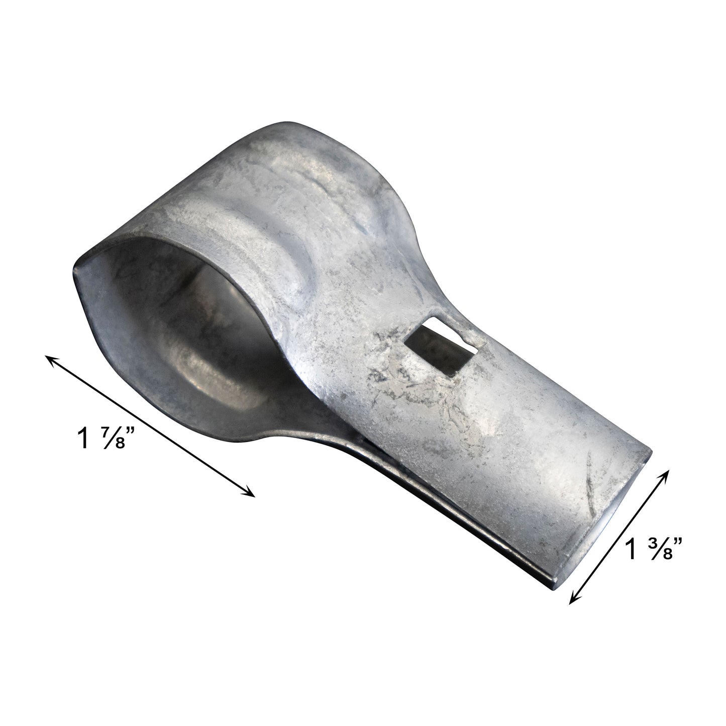 END RAIL CLAMP Galvanized  1 7/8" x 1 3/8", Pack of 100
