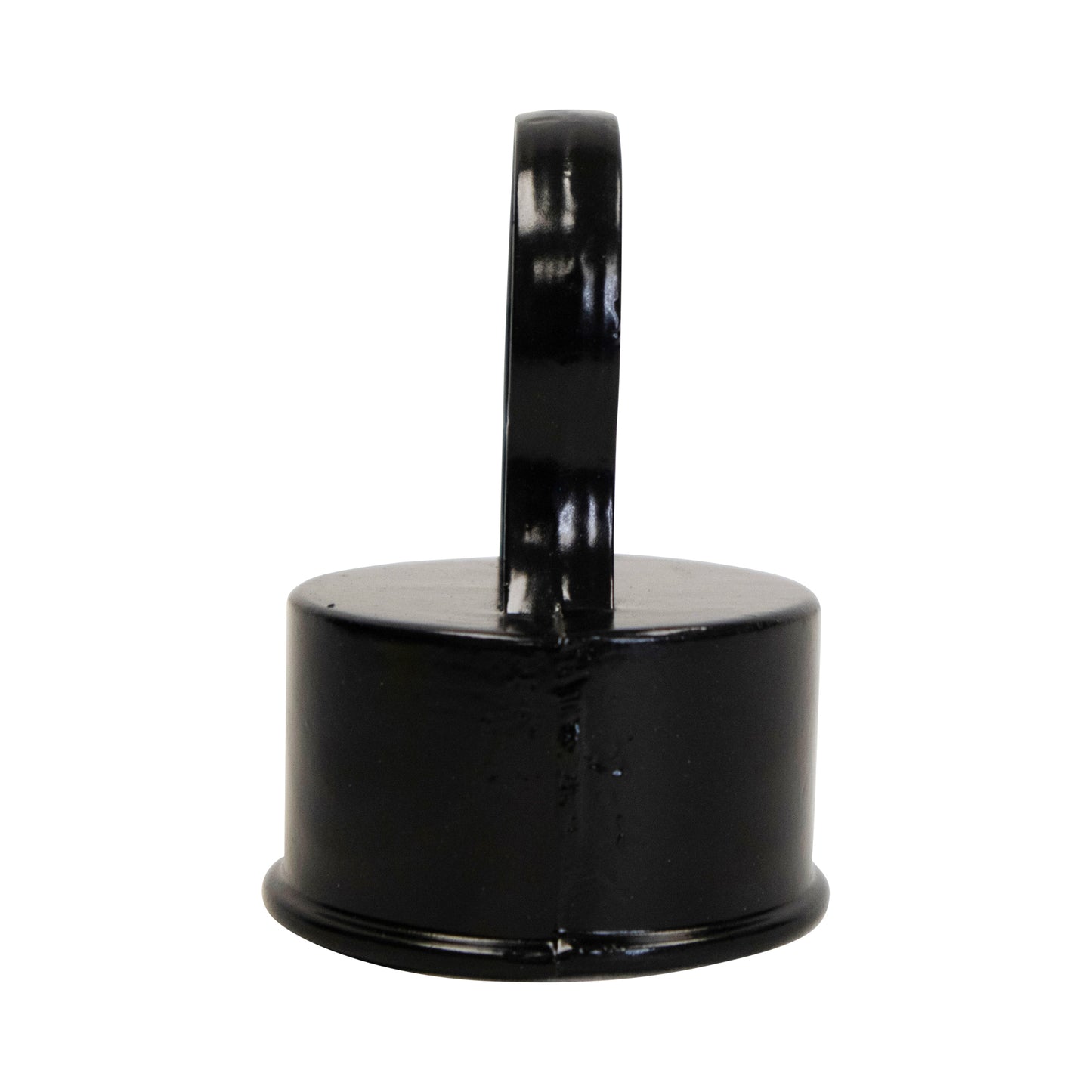 Aluminum LOOP CAP NO ACORN POWDER COATED BLACK, 2 3/8" x 1 5/8", Pack of 100