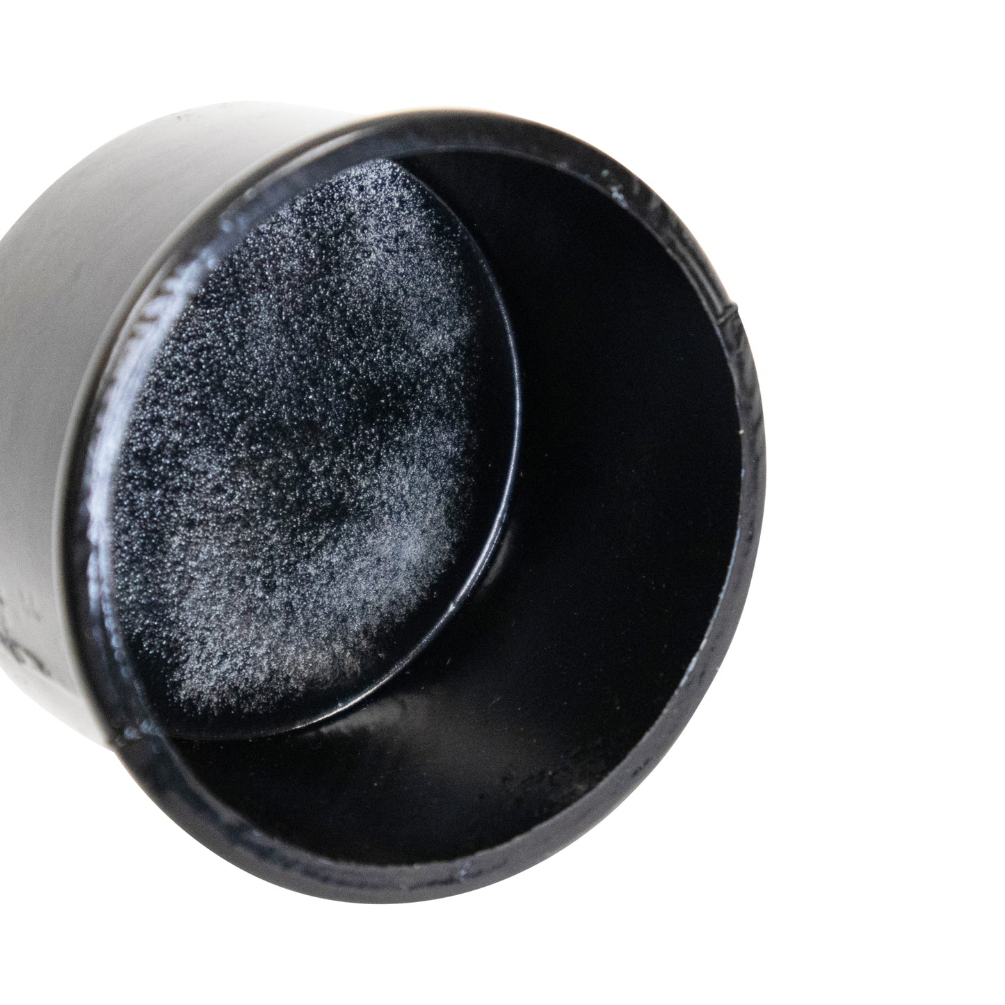 Aluminum LOOP CAP NO ACORN POWDER COATED BLACK, 2 3/8" x 1 5/8", Pack of 100