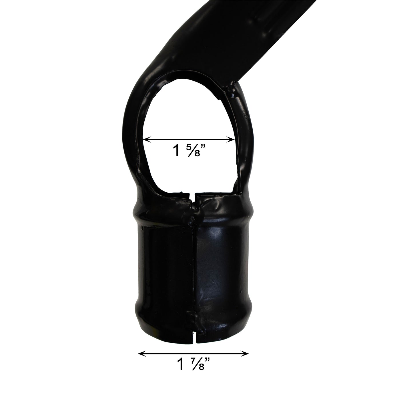 Barb Arm 3 Strand Powder Coated Black, 1 7/8" x 1 5/8", Pack of 25