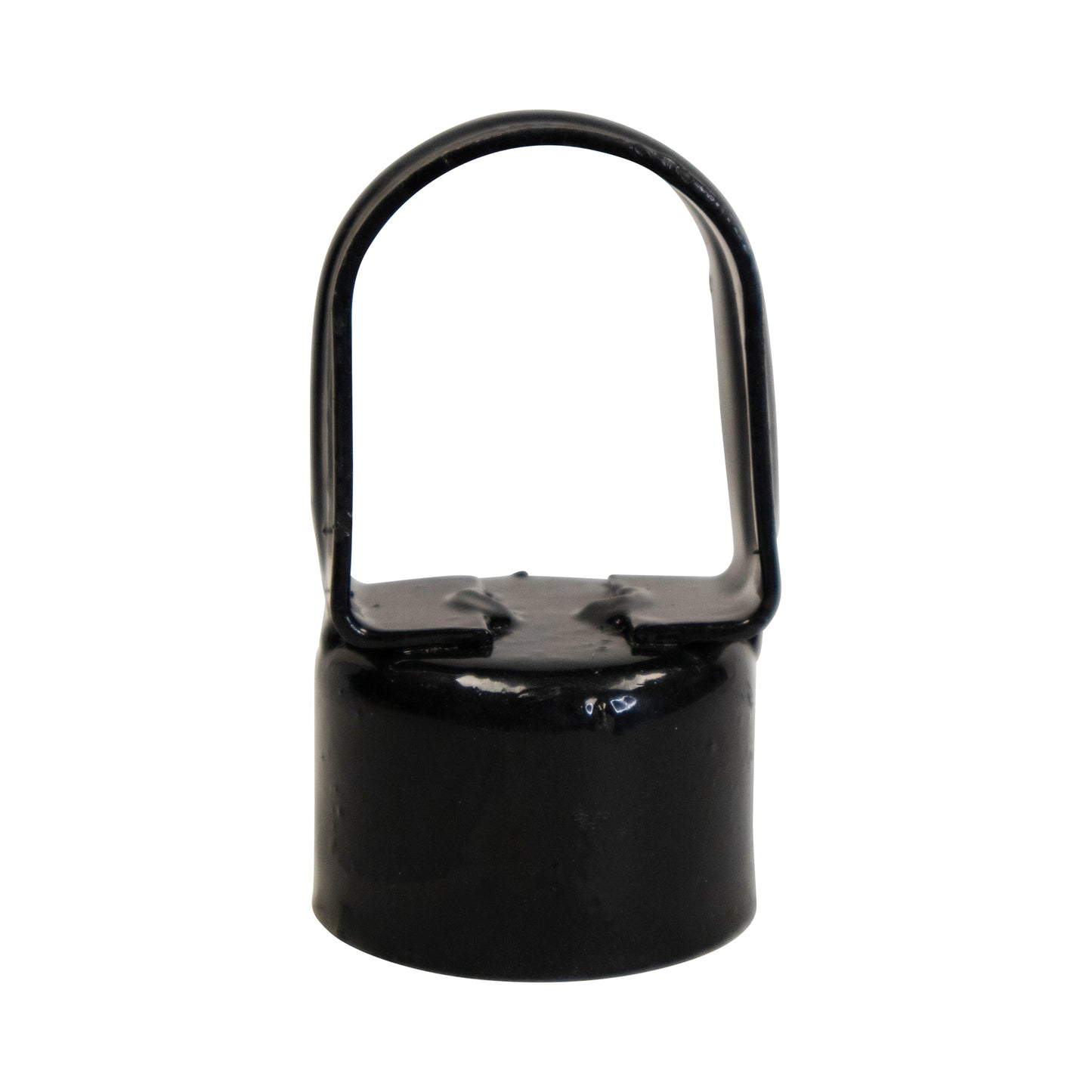 Loop Cap Steel Powder Coated Black, 1 7/8" x 1 5/8", Pack of 50