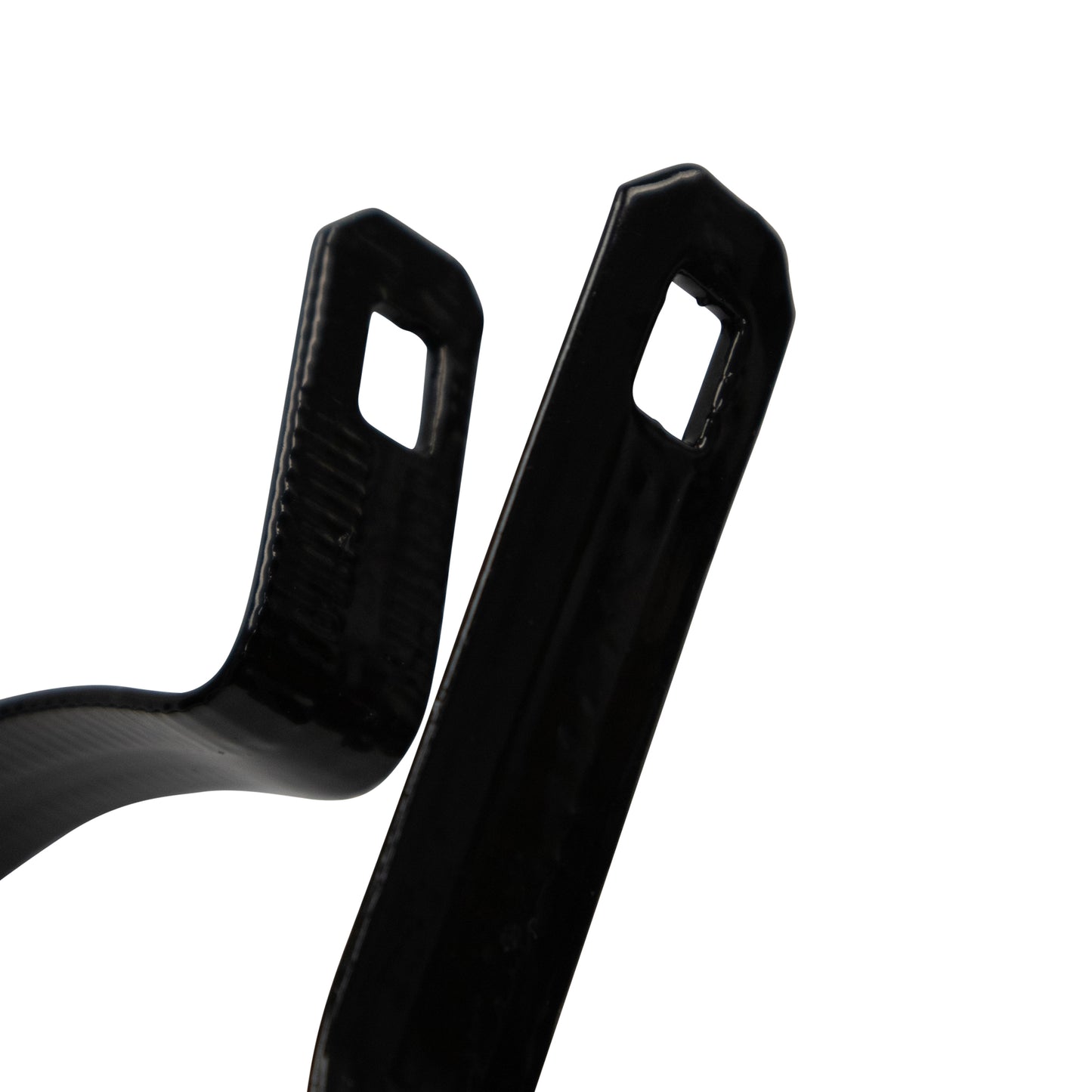 Tension Band (Beveled) Powder Coated Black, 4", Pack of 100