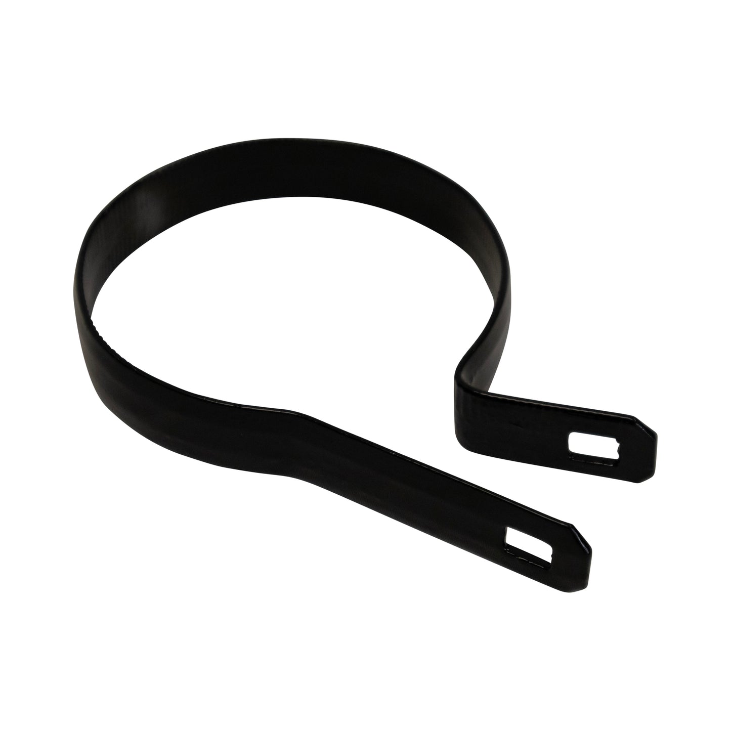 Tension Band (Beveled) Powder Coated Black, 4", Pack of 100