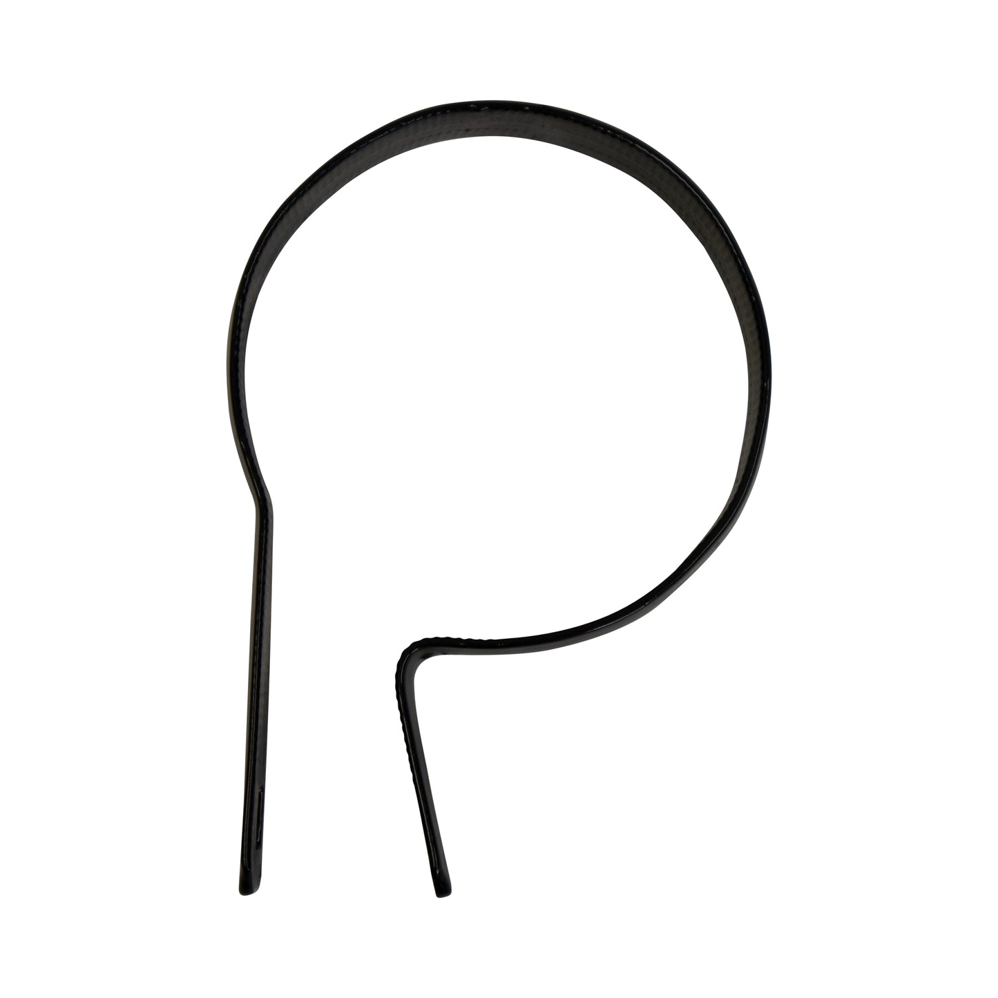 Tension Band (Beveled) Powder Coated Black, 4", Pack of 100