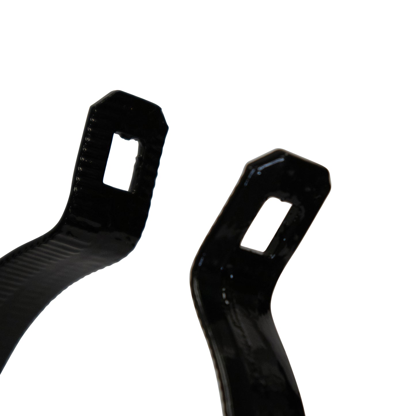 Brace Band (Beveled) Powder Coated Black, 4", Pack of 100