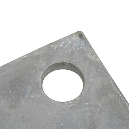 Base/Flange Plate Galvanized, 1/4" x 6" x 6", Pack of 20