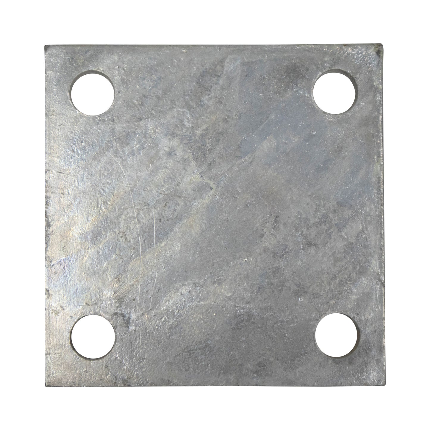 Base/Flange Plate Galvanized, 1/4" x 6" x 6", Pack of 20