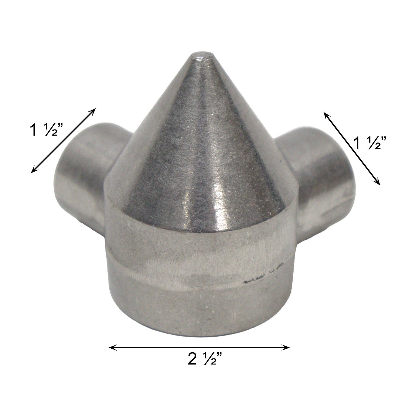 Aluminum BULLET CAP, 2 - WAY 2 1/2"