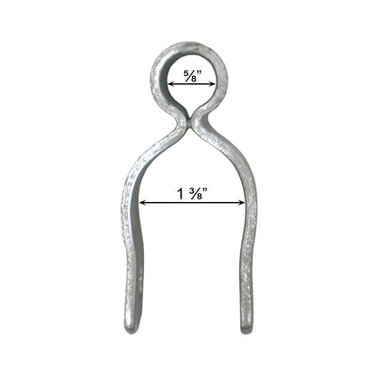 Female Hinge Galvanized 1 3/8" x 5/8"
