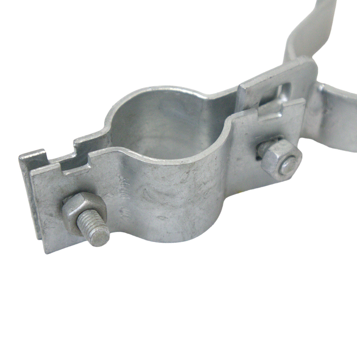 Fork Latch Assembly, Lockable with Padlock, 1 7/8" X 1 3/8", Galvanized
