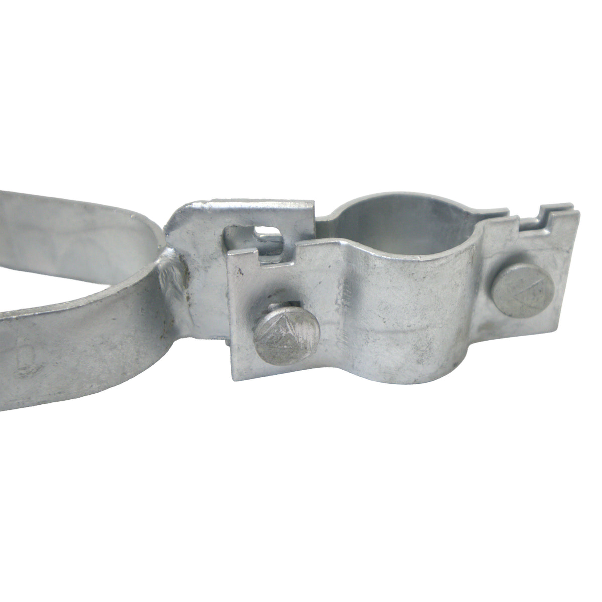 Fork Latch Assembly, Lockable with Padlock, 1 7/8" X 1 3/8", Galvanized