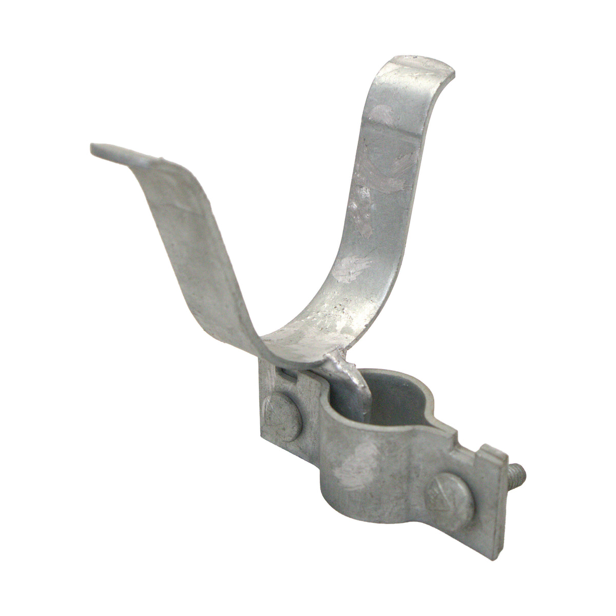 Fork Latch Assembly, Lockable with Padlock, 2 3/8" X 1 3/8", Galvanized