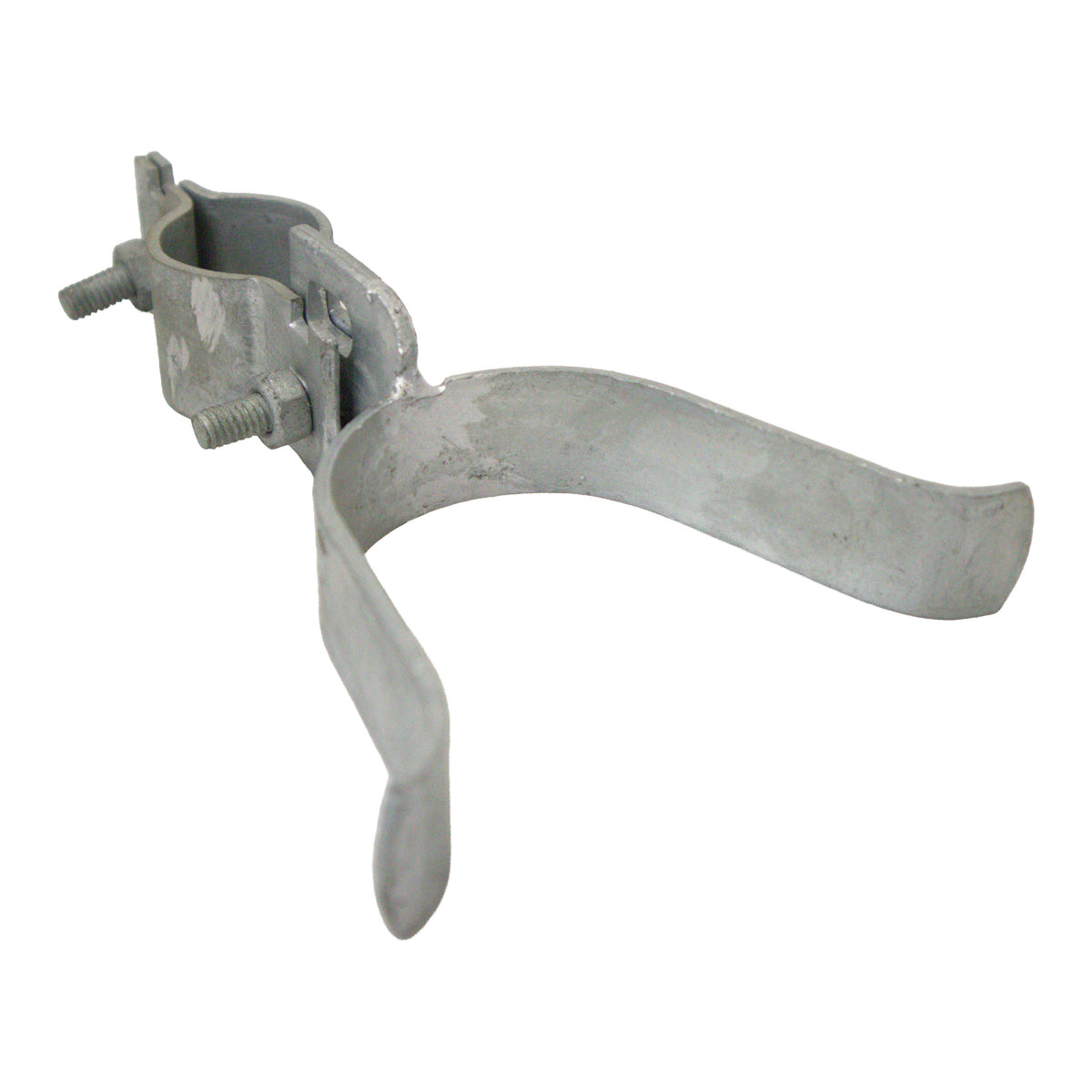 Fork Latch Assembly, Lockable with Padlock, 2 3/8" X 1 3/8", Galvanized