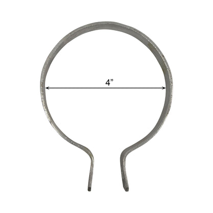 Brace Band Galvanized, 4", Pack of 100