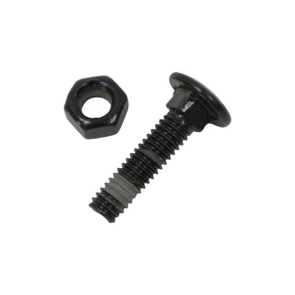 CARRIAGE BOLT POWDER COATED BLACK, 5/16" x 1 1/4"