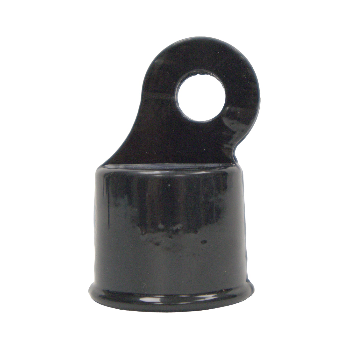 Aluminum RAIL END Powder Coated Black, 1 3/8"