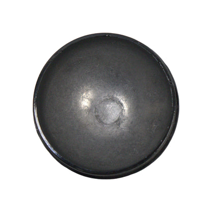Aluminum Dome Cap Powder Coated Black, 2 3/8"