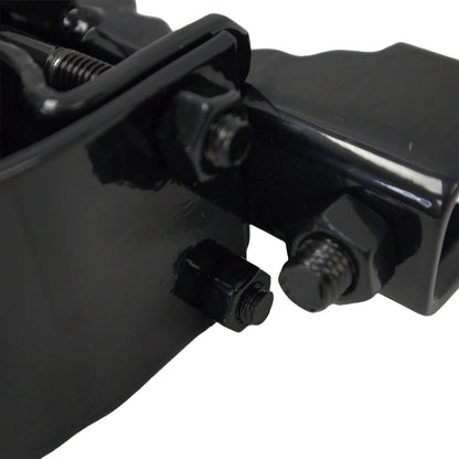 Bull Dog Hinge, Powder Coated Black, 4"