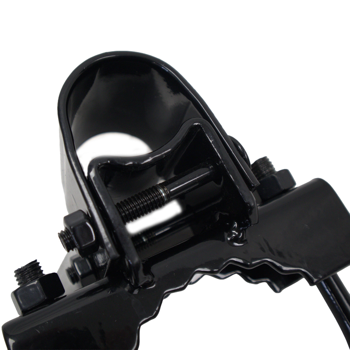 Bull Dog Hinge, Powder Coated Black, 4"