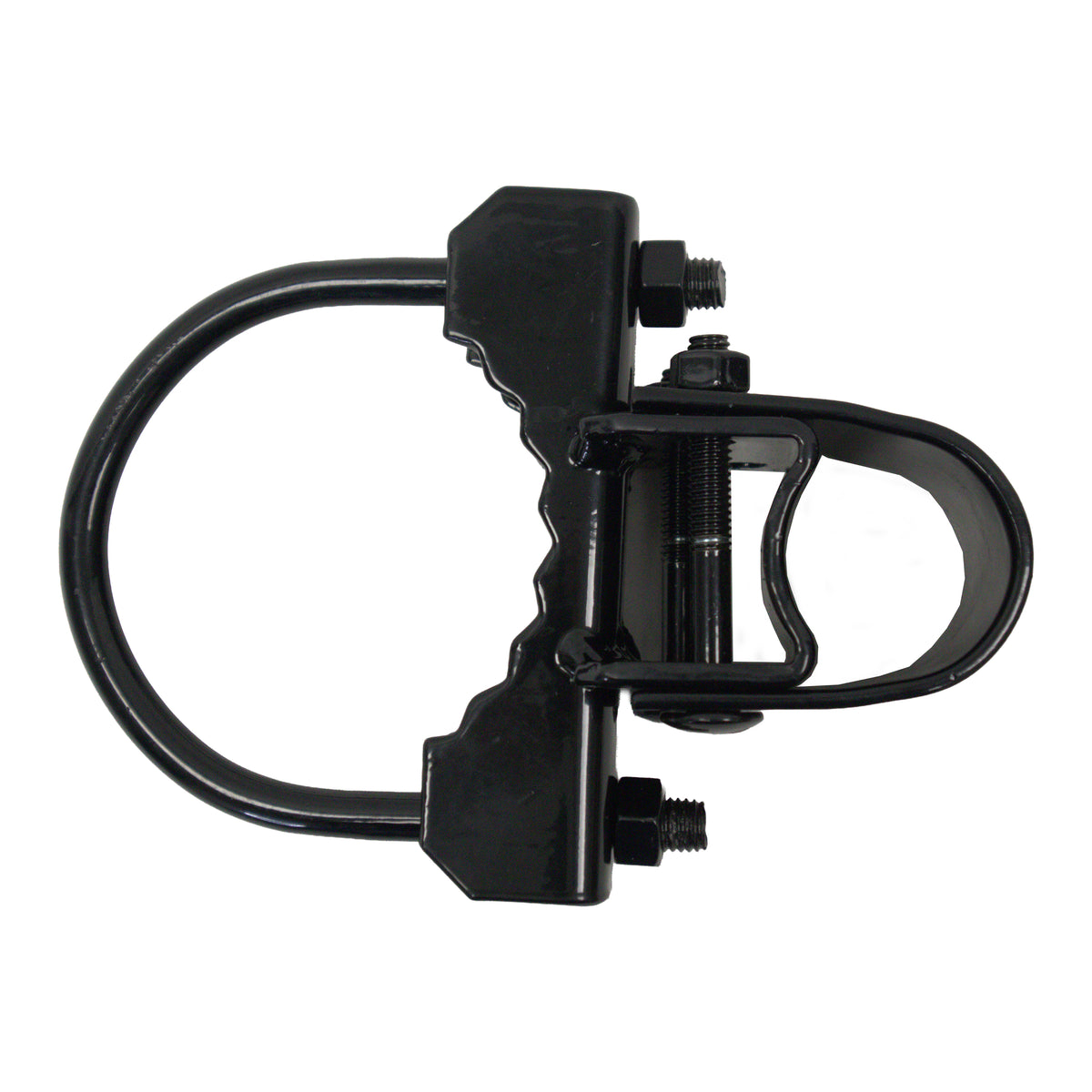 Bull Dog Hinge, Powder Coated Black, 4"