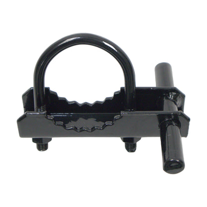 INDUSTRIAL OFFSET HINGE POWDER COATED BLACK, 3"