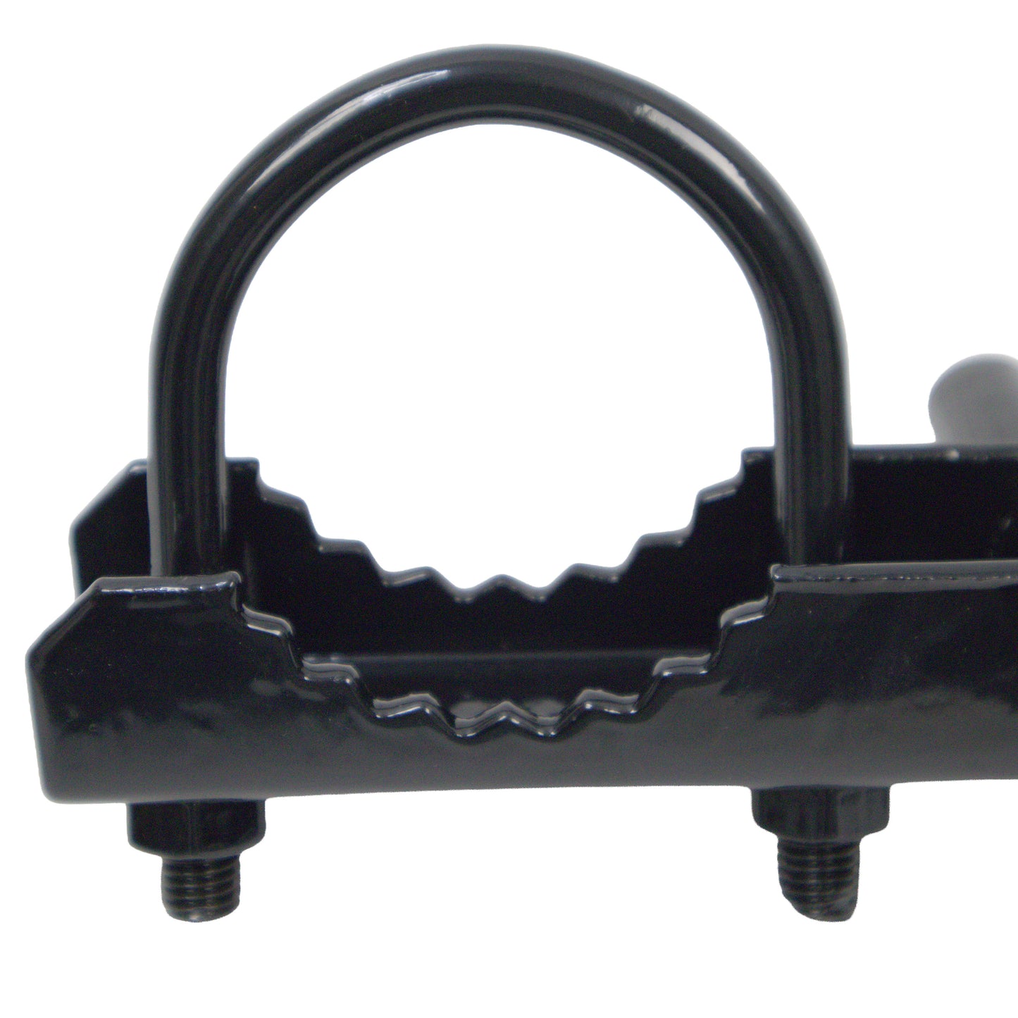 INDUSTRIAL OFFSET HINGE POWDER COATED BLACK, 3"