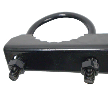 INDUSTRIAL OFFSET HINGE POWDER COATED BLACK, 3"