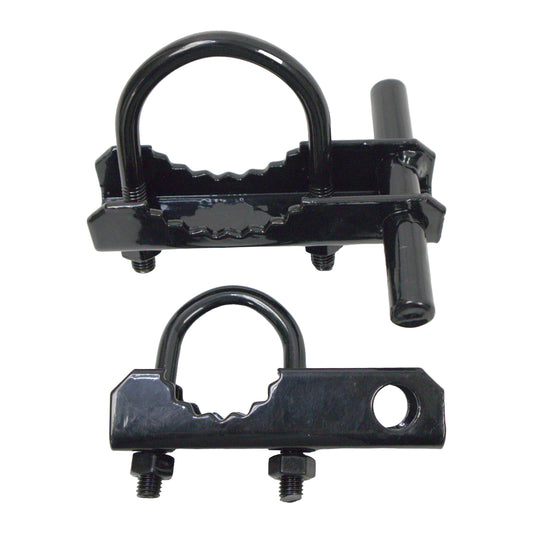 INDUSTRIAL OFFSET HINGE POWDER COATED BLACK, 3"