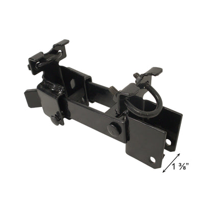 Double Gate Latch for Residential 1 3/8" Gate Frames HDG + Powder Coated Black
