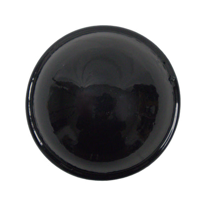 Post/Dome Cap Powder Coat Black, 1 7/8"
