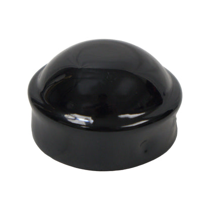 Post/Dome Cap Powder Coat Black, 2 3/8"