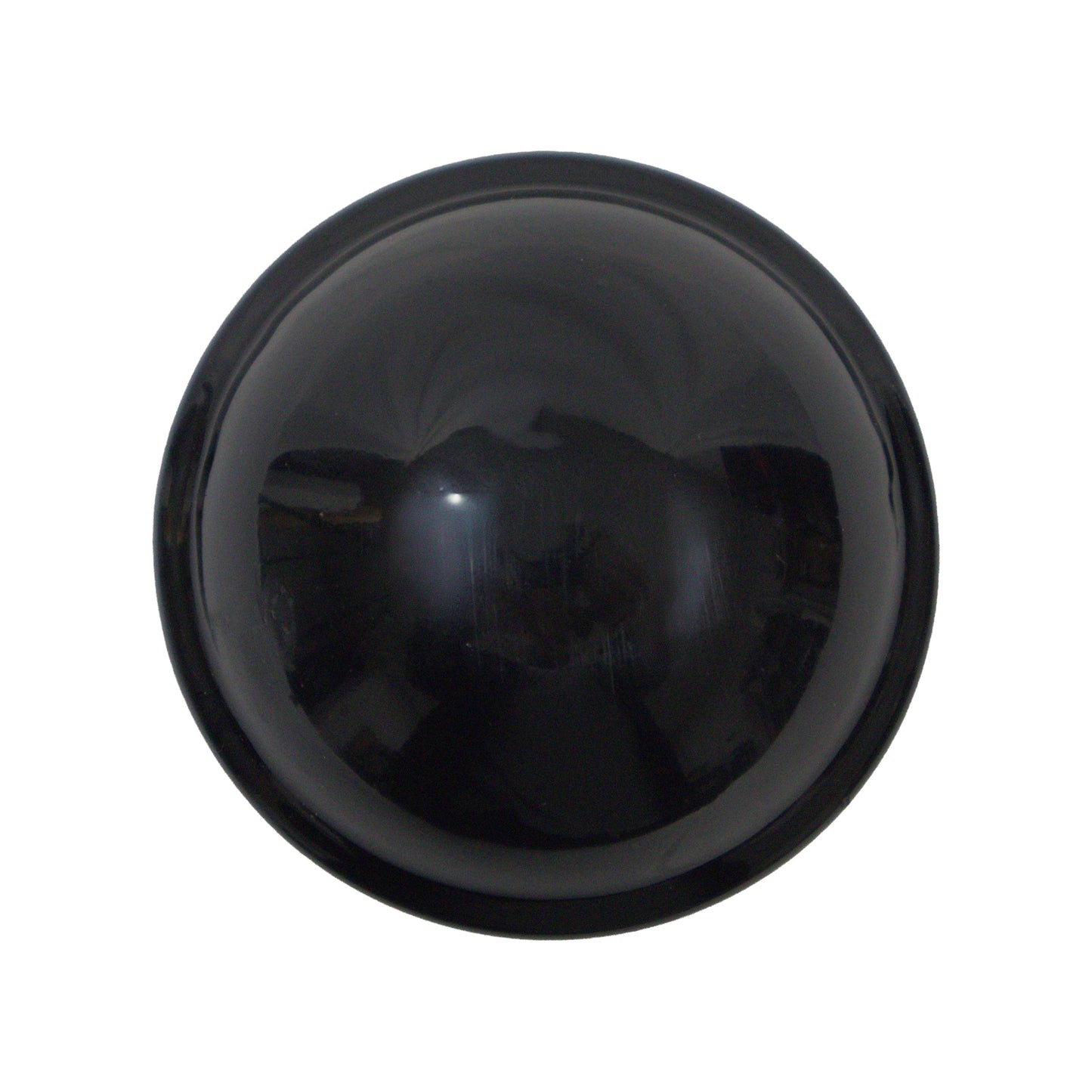 Post/Dome Cap Powder Coat Black, 3"