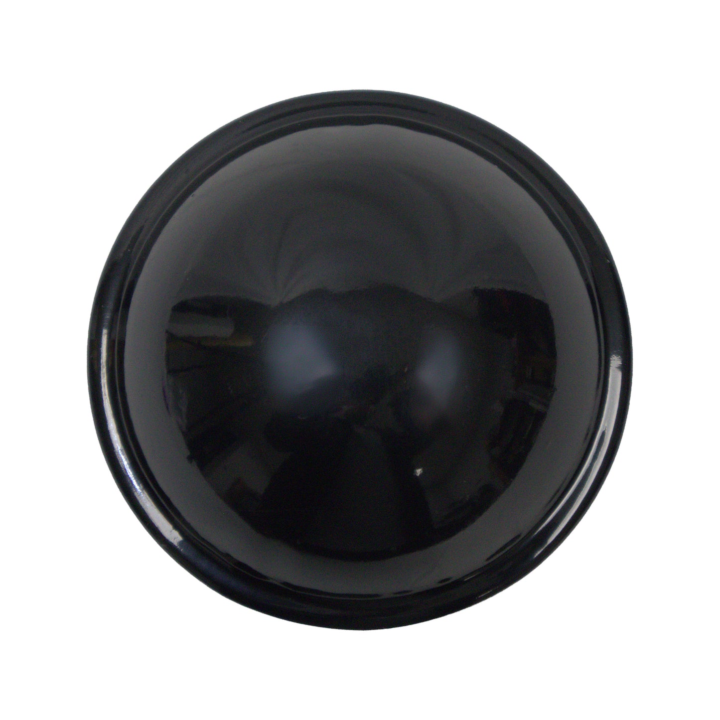 Post/Dome Cap Powder Coat Black, 4"