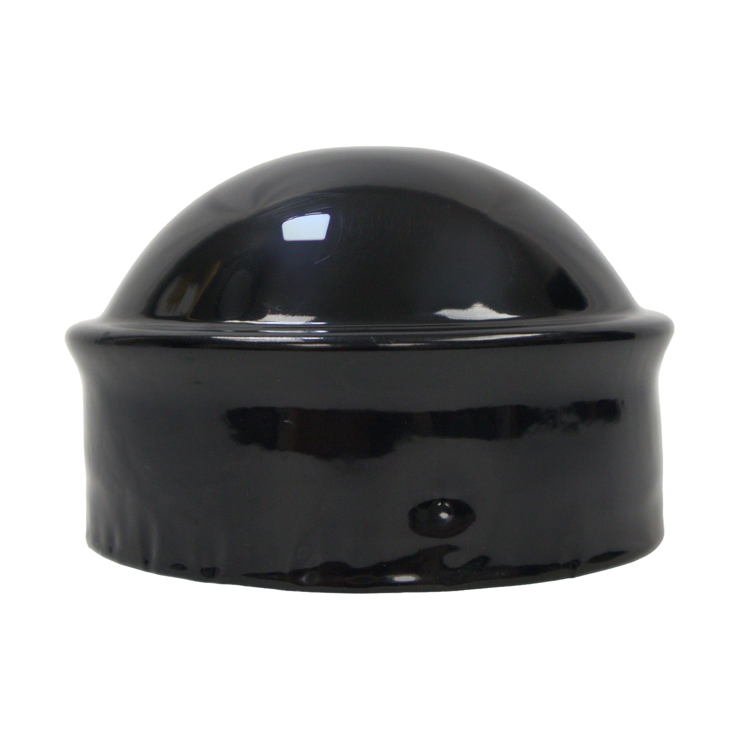 Post/Dome Cap Powder Coat Black, 4"