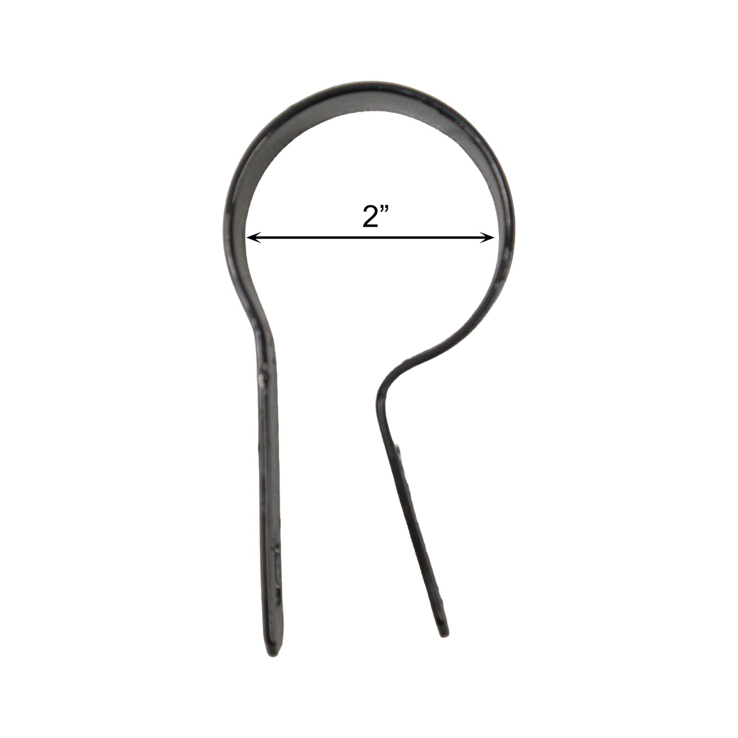Tension Band Powder Coated Black, 2"