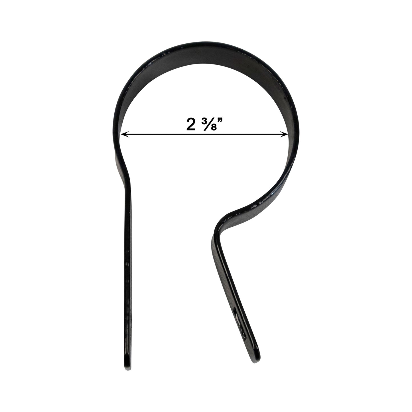 Tension Band Powder Coated Black, 2 3/8"