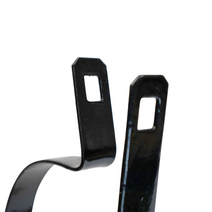 Tension Band Powder Coated Black, 4", Pack of 100