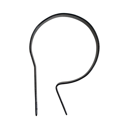 Tension Band Powder Coated Black, 4", Pack of 100