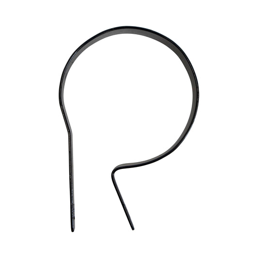Tension Band Powder Coated Black, 4", Pack of 100