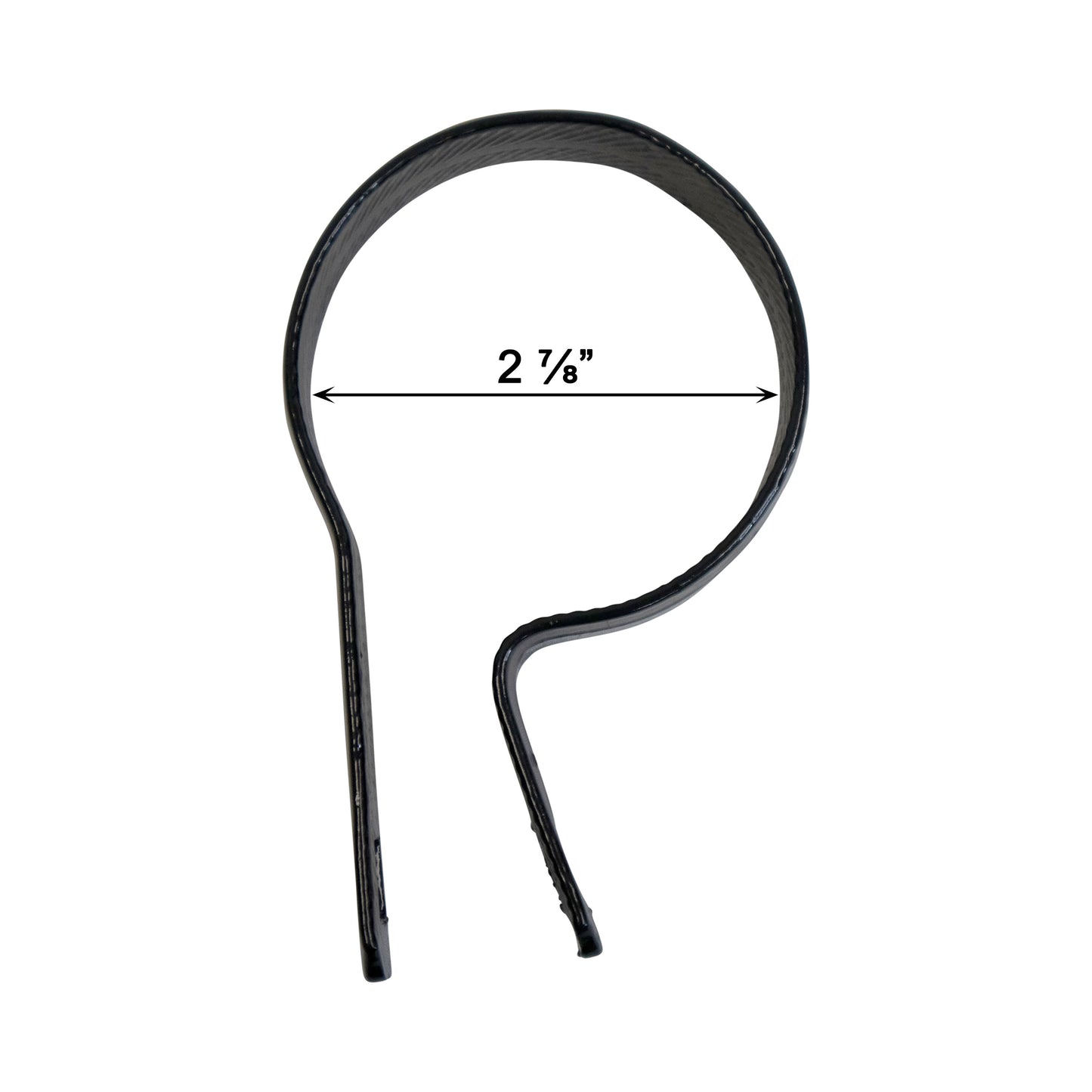 Tension Band (Beveled) Powder Coated Black, 2 7/8"