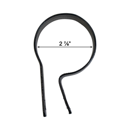 Tension Band (Beveled) Powder Coated Black, 2 7/8"